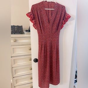 Max Studio excellent condition tie back dress